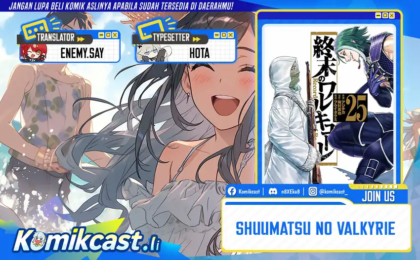 Halaman 1 dari Shuumatsu no Valkyrie Chapter 108