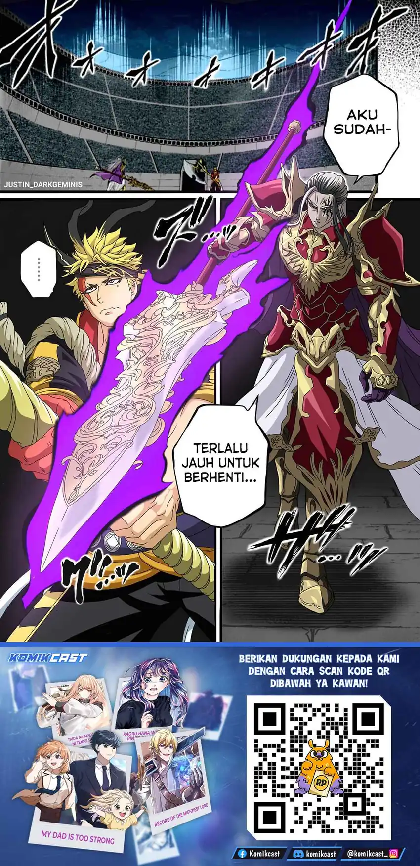 Halaman 43 dari Shuumatsu no Valkyrie Chapter 114