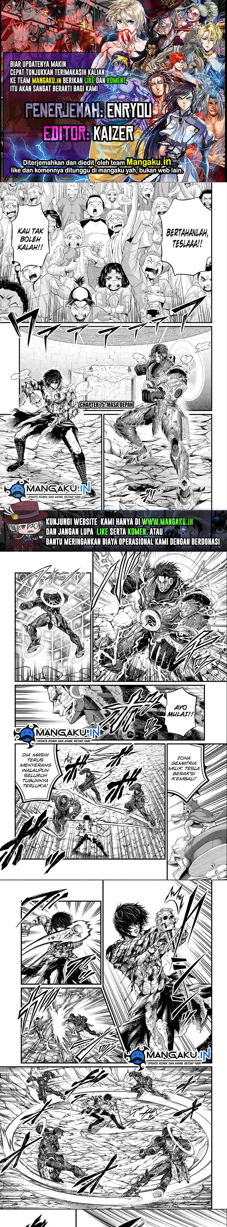 Halaman 1 dari Shuumatsu no Valkyrie Chapter 75