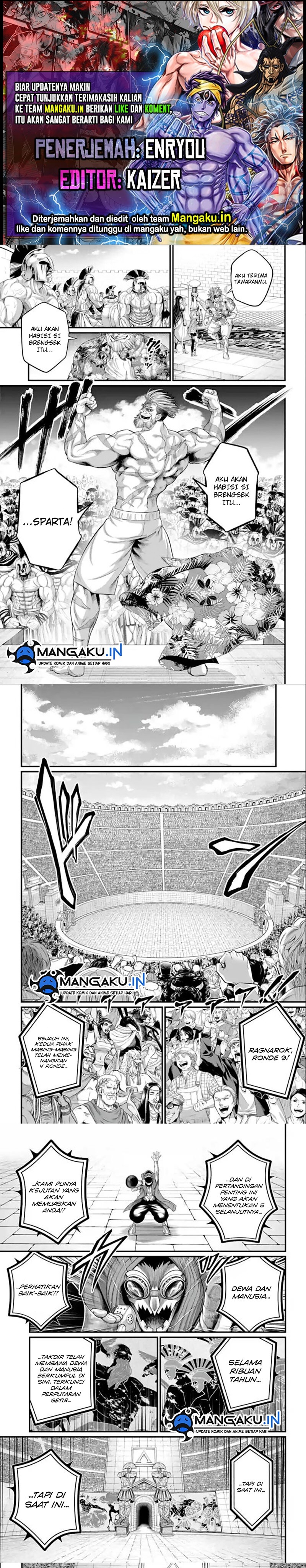 Halaman 1 dari Shuumatsu no Valkyrie Chapter 78.2