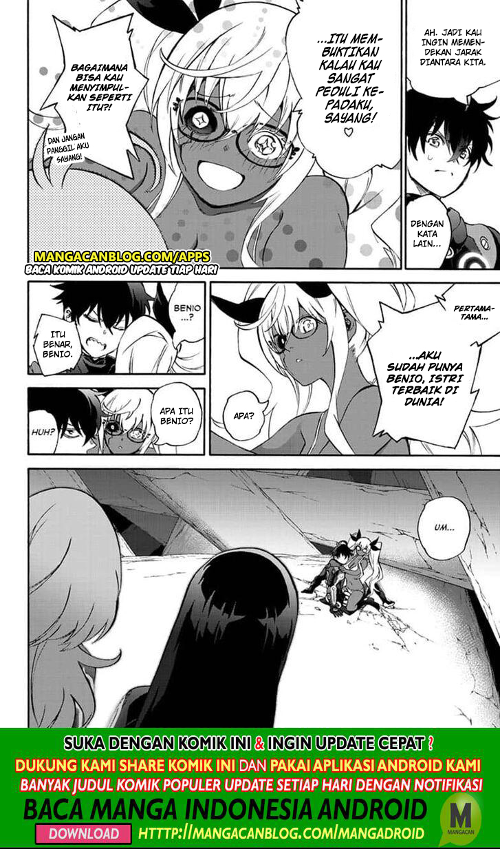 Halaman 34 dari Sousei no Onmyouji Chapter 78