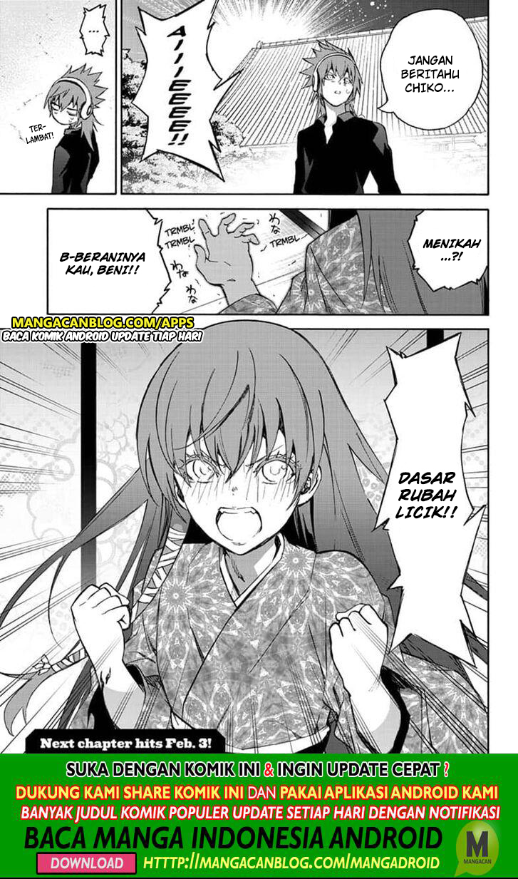 Halaman 47 dari Sousei no Onmyouji Chapter 78