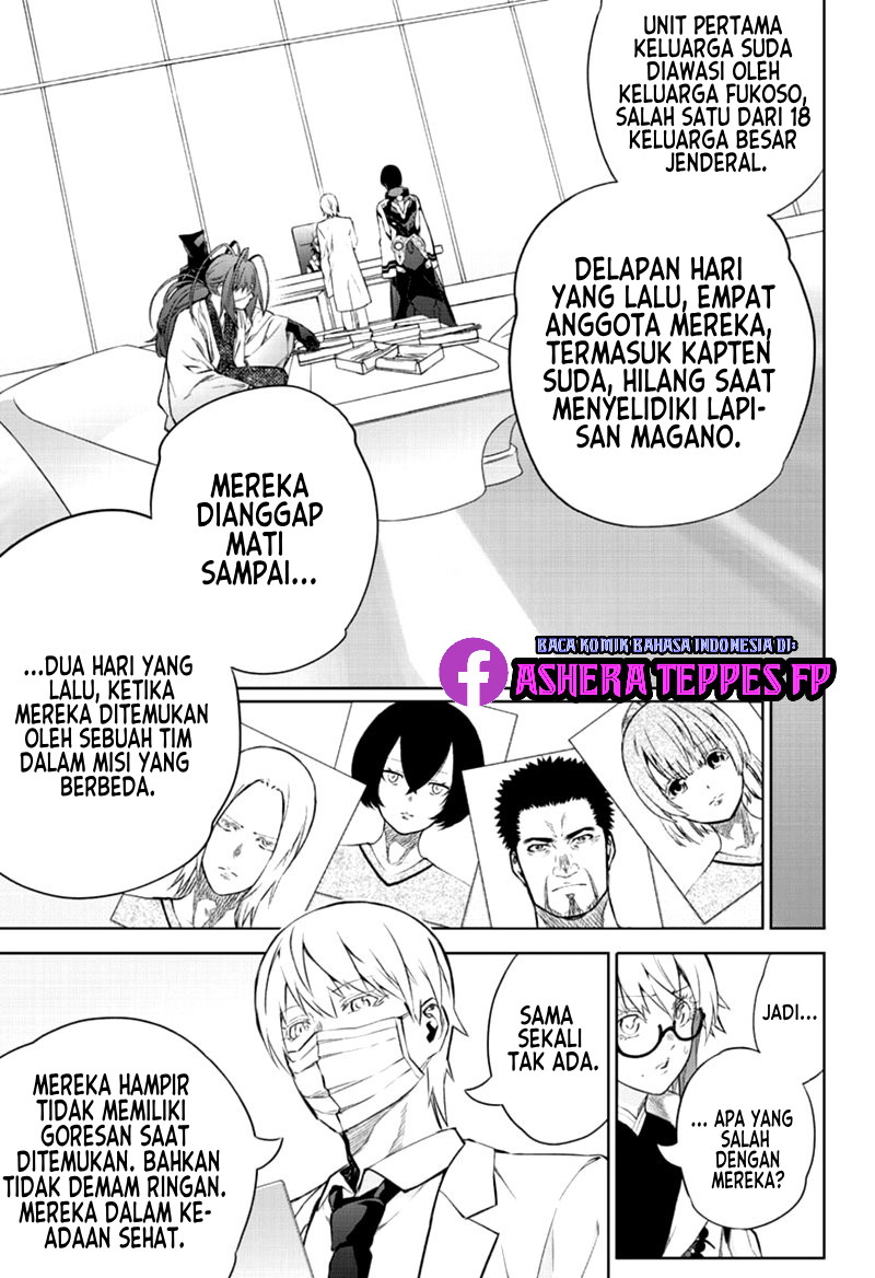 Halaman 9 dari Sousei no Onmyouji Chapter 87