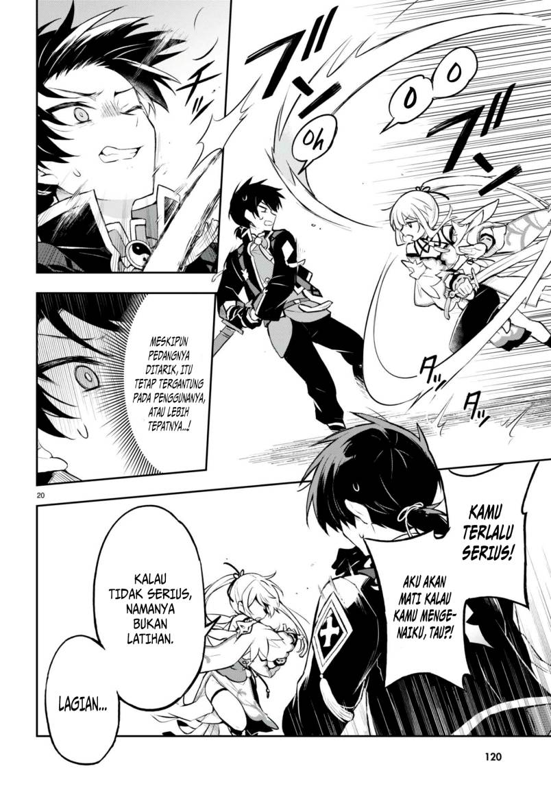 Halaman 23 dari Sousei no Tenken Tsukai Chapter 1