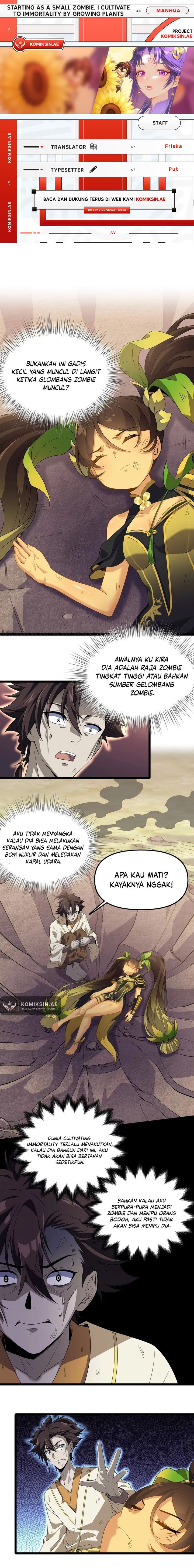 Halaman 1 dari Starting as a Small Zombie, I Cultivate to Immortality by Growing Plants Chapter 10
