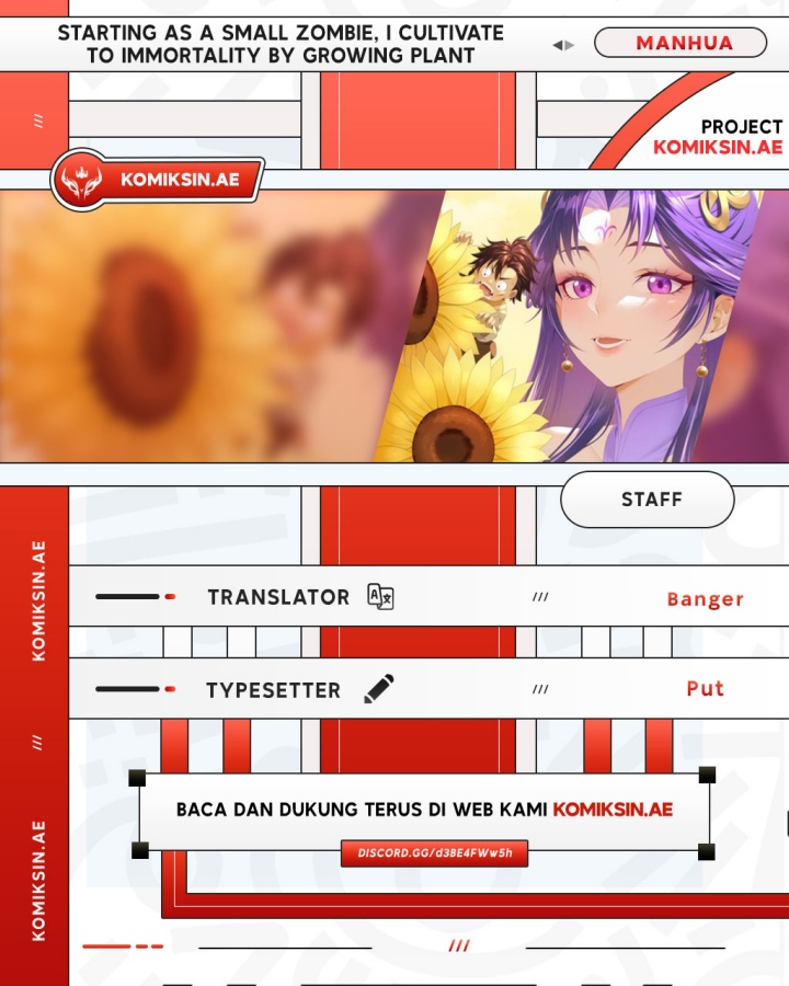 Halaman 1 dari Starting as a Small Zombie, I Cultivate to Immortality by Growing Plants Chapter 2