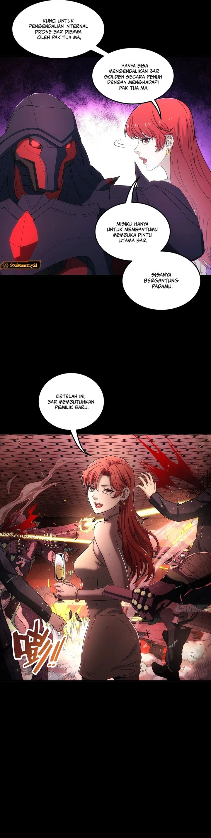 Halaman 13 dari Steel Covenant Chapter 45