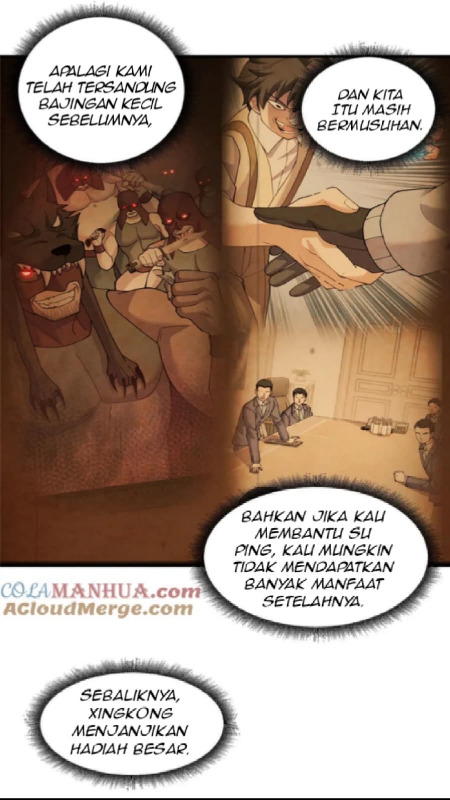 Halaman 15 dari Super God Pet Shop Chapter 102