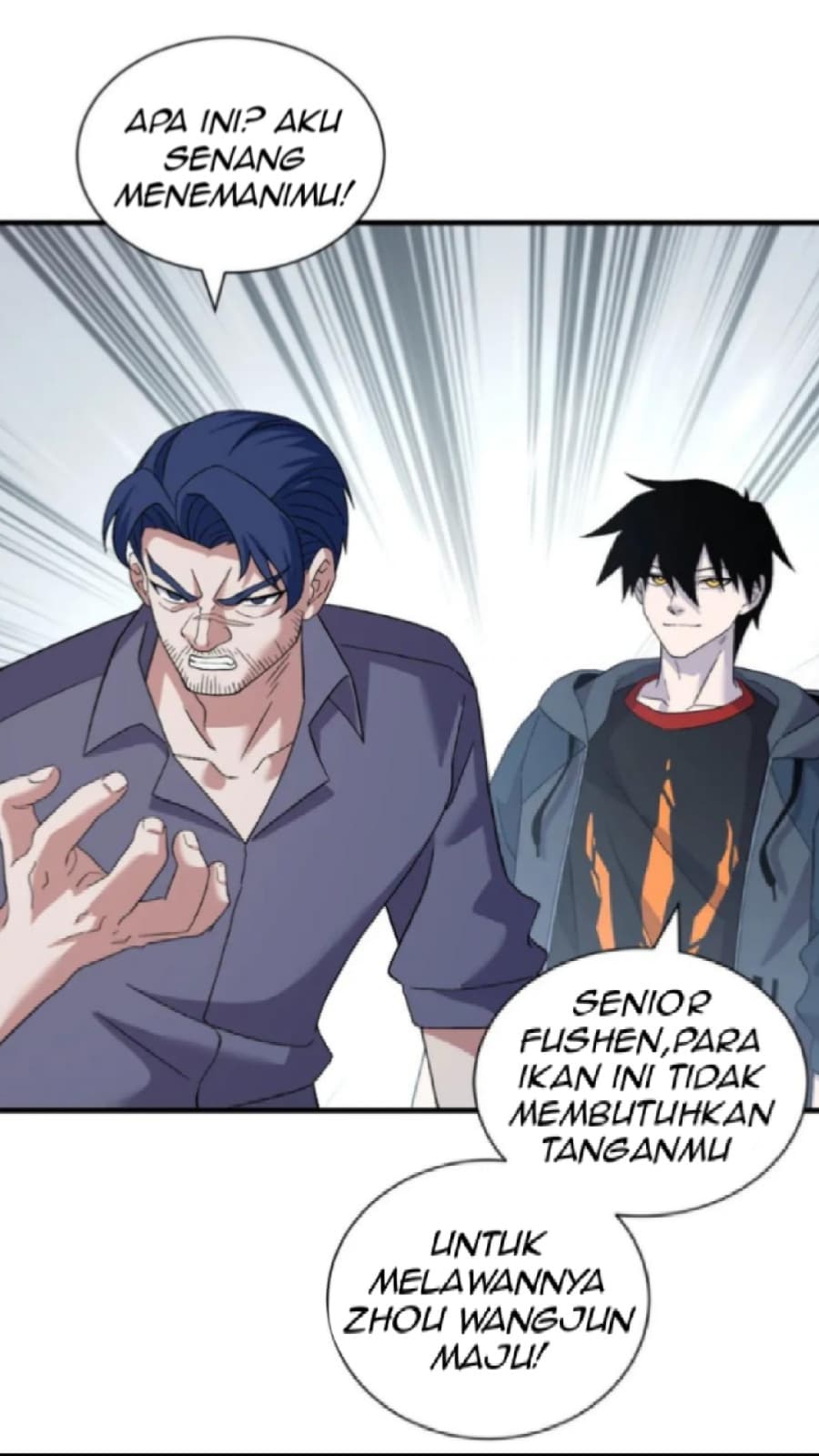 Halaman 38 dari Super God Pet Shop Chapter 102