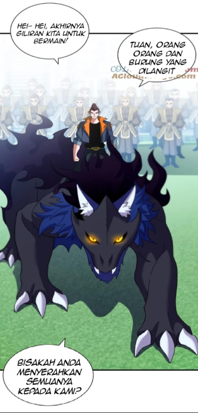 Halaman 43 dari Super God Pet Shop Chapter 102