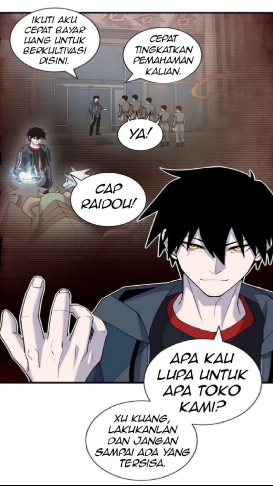 Halaman 45 dari Super God Pet Shop Chapter 102