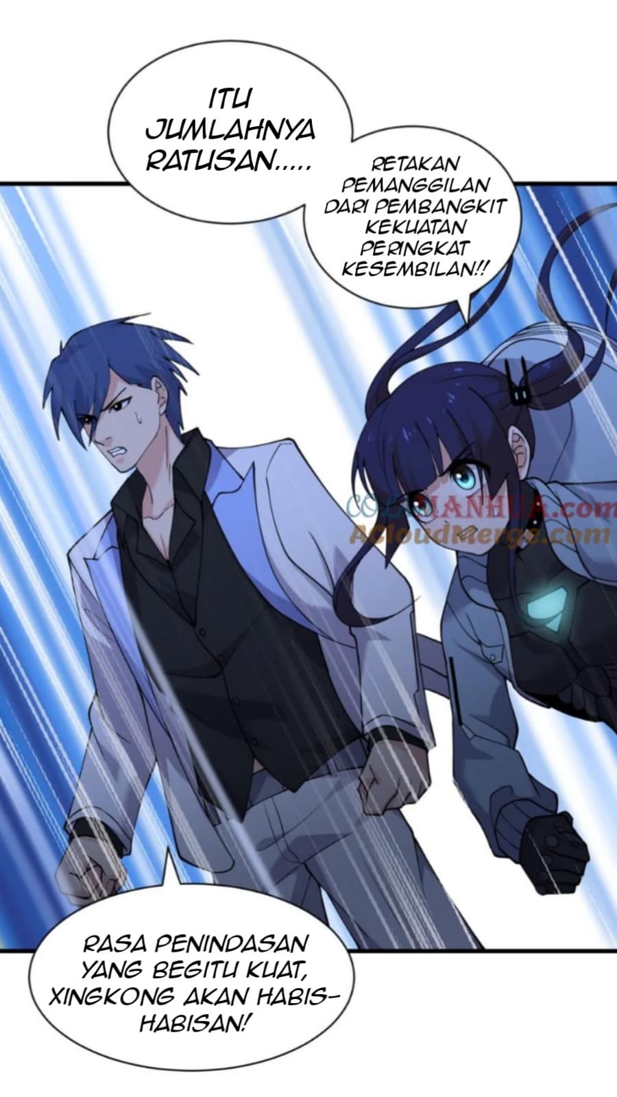 Halaman 35 dari Super God Pet Shop Chapter 103