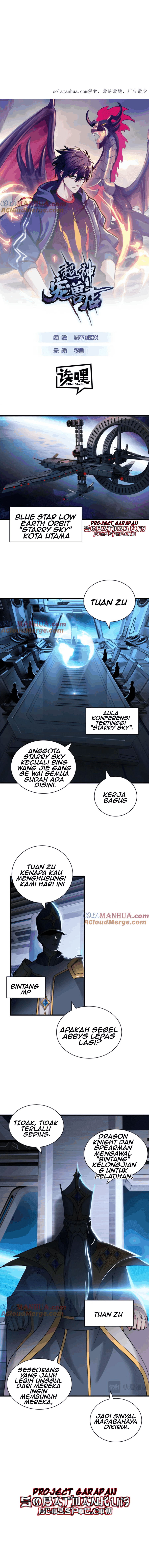 Halaman 2 dari Super God Pet Shop Chapter 105