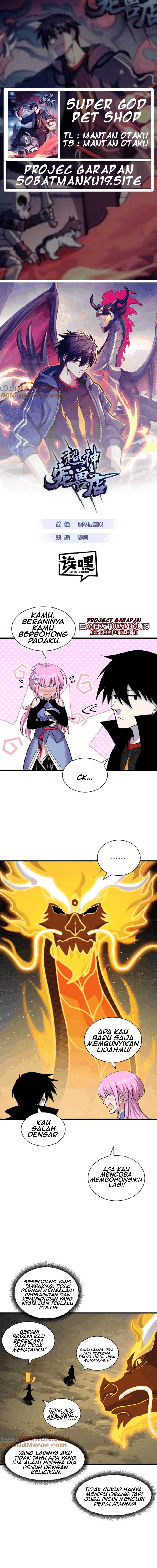 Halaman 1 dari Super God Pet Shop Chapter 110
