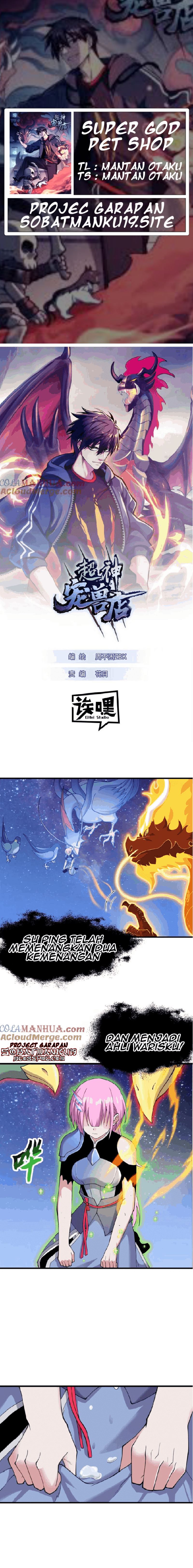 Halaman 1 dari Super God Pet Shop Chapter 112
