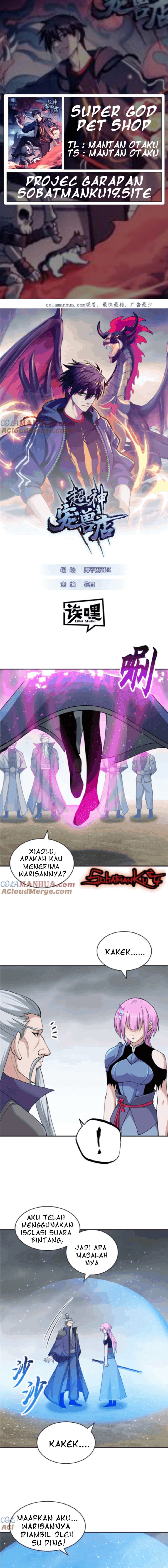 Halaman 1 dari Super God Pet Shop Chapter 113