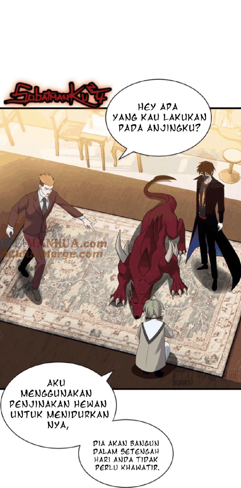 Halaman 43 dari Super God Pet Shop Chapter 114