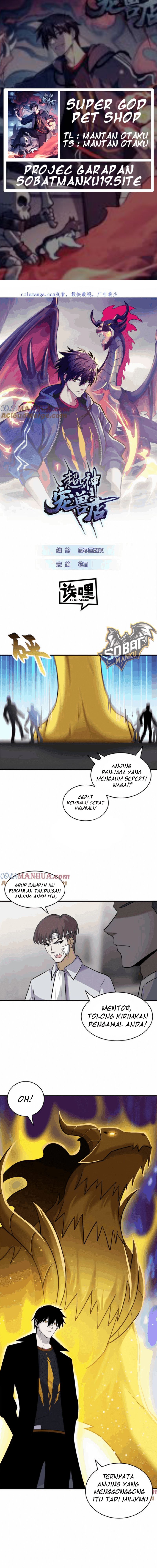 Halaman 1 dari Super God Pet Shop Chapter 128