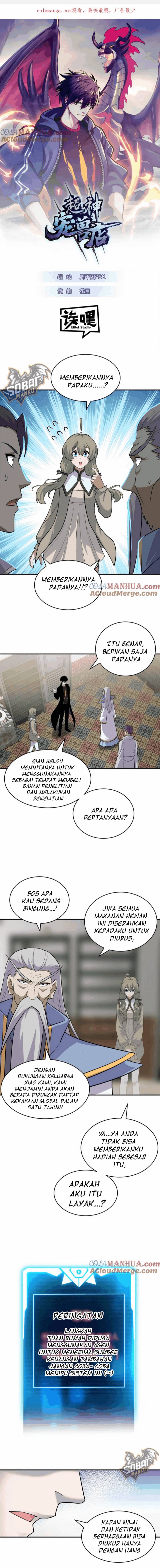 Halaman 2 dari Super God Pet Shop Chapter 130