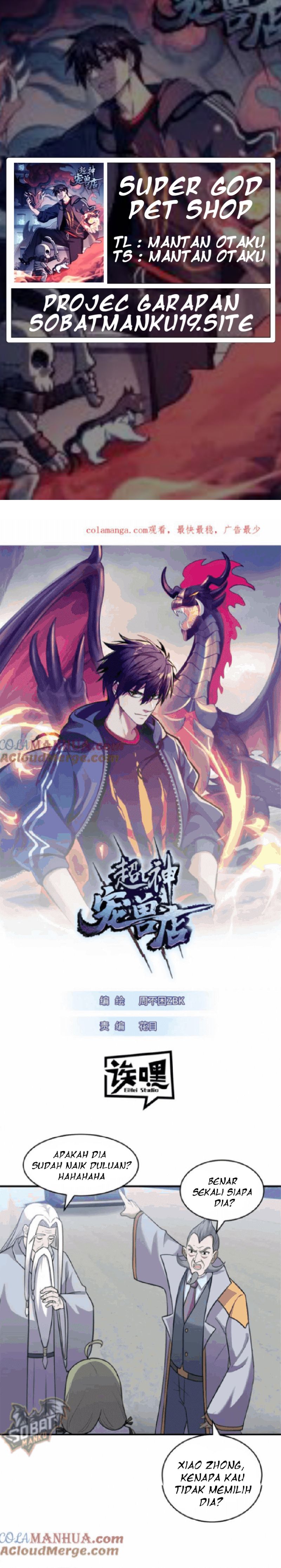 Halaman 1 dari Super God Pet Shop Chapter 133