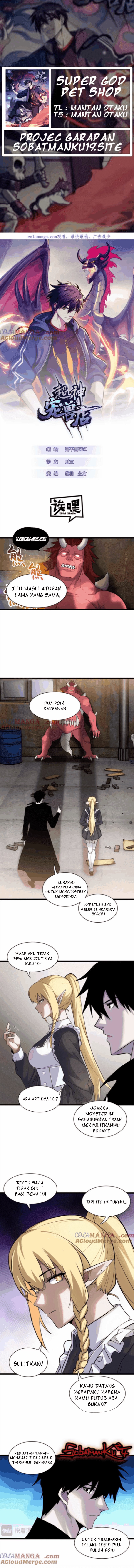 Halaman 1 dari Super God Pet Shop Chapter 141