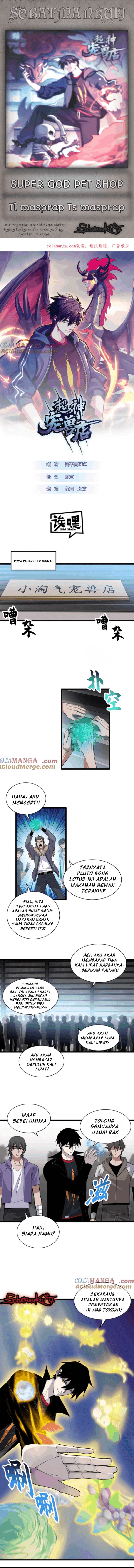 Halaman 1 dari Super God Pet Shop Chapter 144