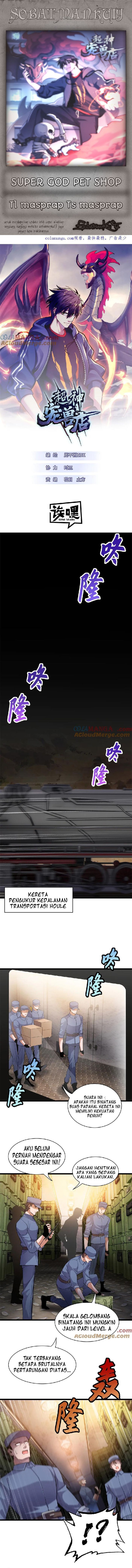 Halaman 1 dari Super God Pet Shop Chapter 148