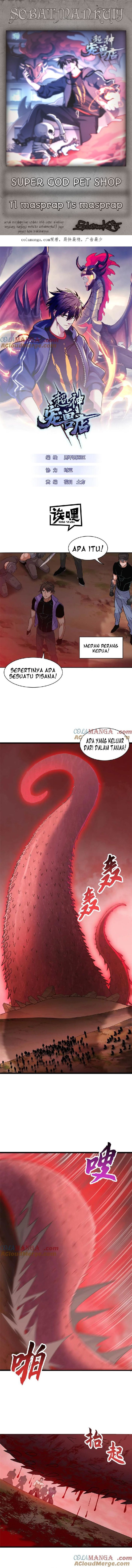 Halaman 1 dari Super God Pet Shop Chapter 149