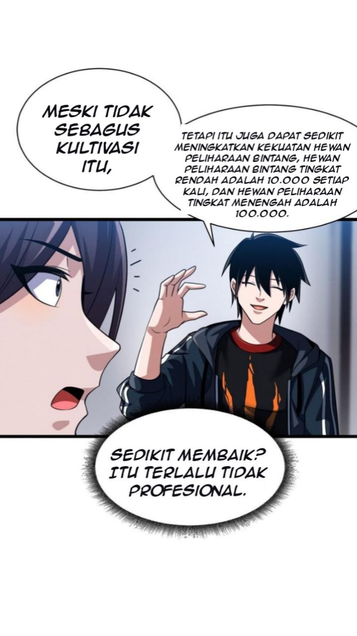 Halaman 38 dari Super God Pet Shop Chapter 33