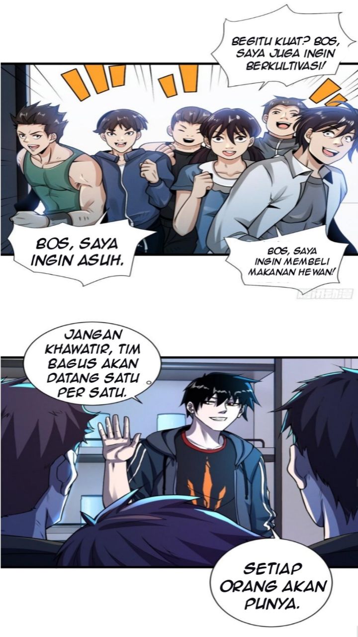 Halaman 25 dari Super God Pet Shop Chapter 35