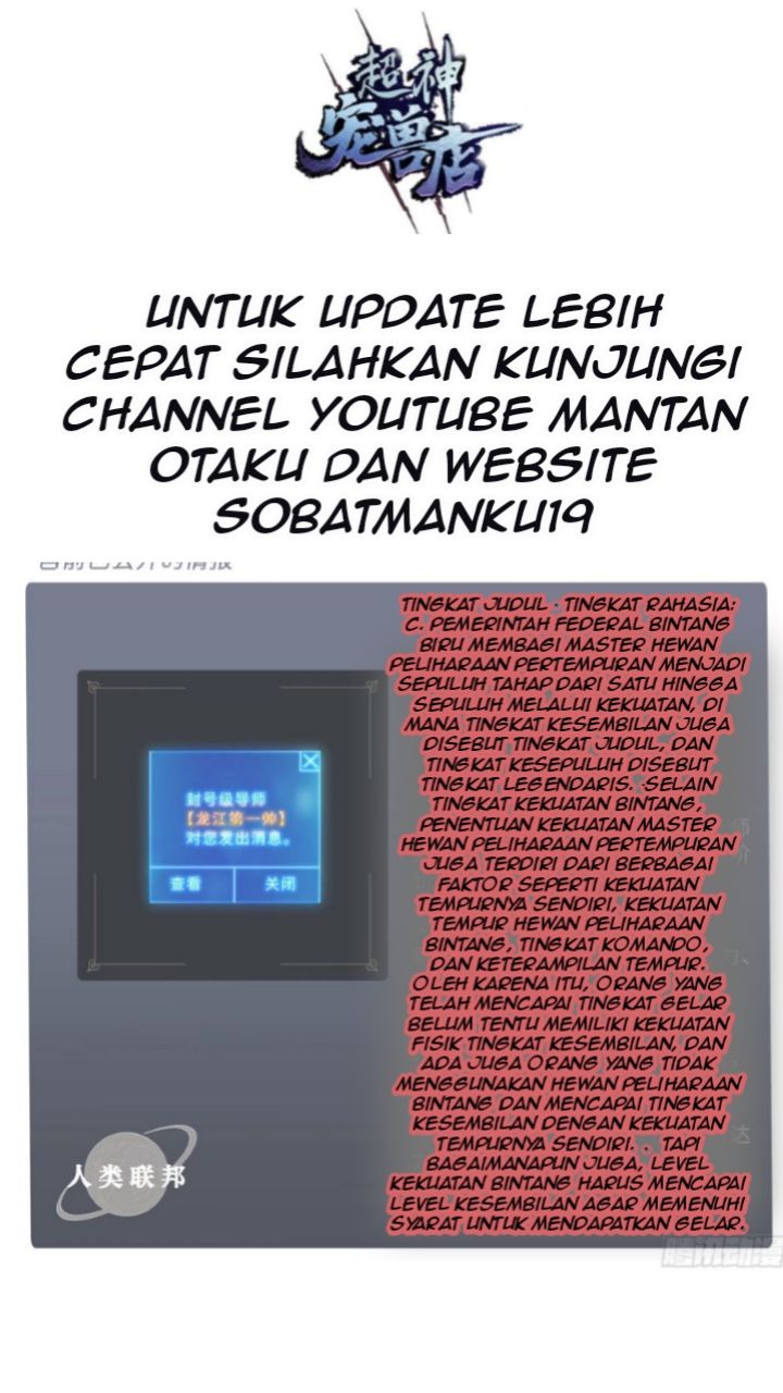 Halaman 43 dari Super God Pet Shop Chapter 40