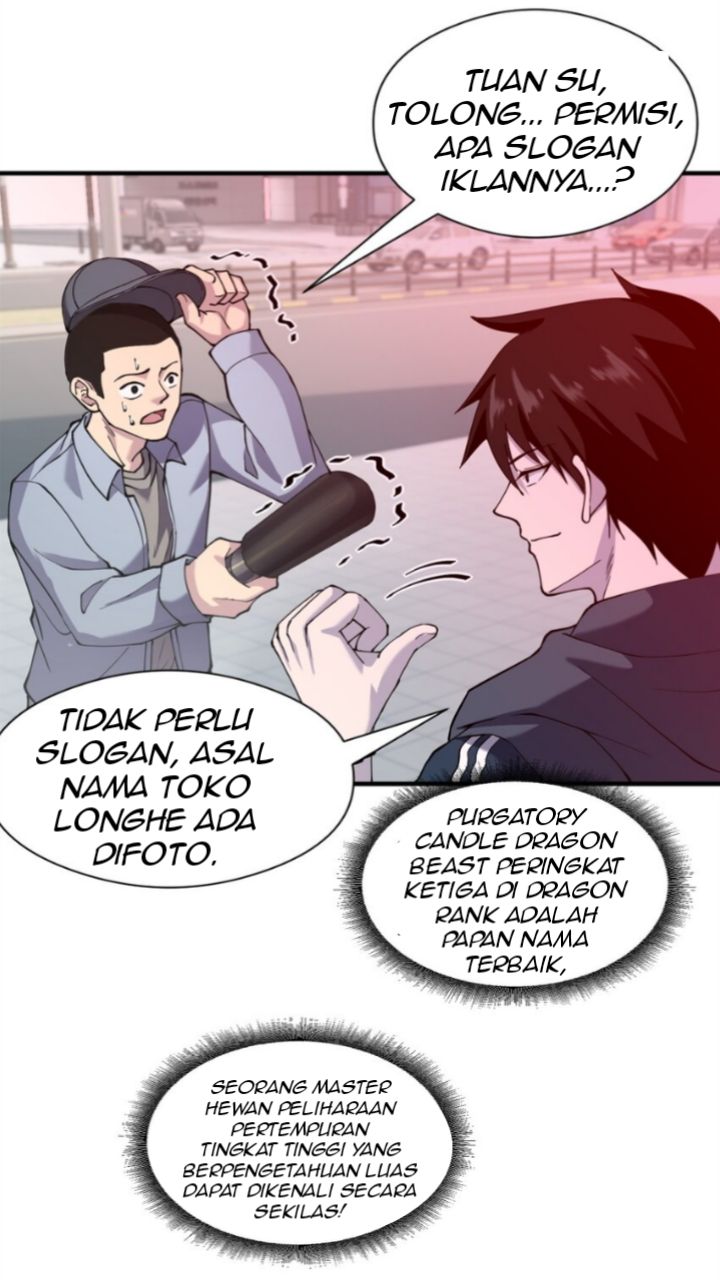 Halaman 35 dari Super God Pet Shop Chapter 69