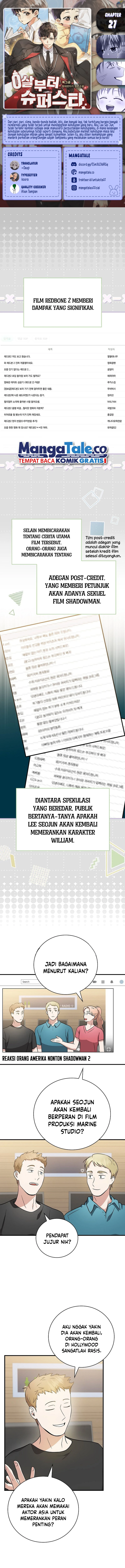 Halaman 1 dari Superstar From Age 0 Chapter 27