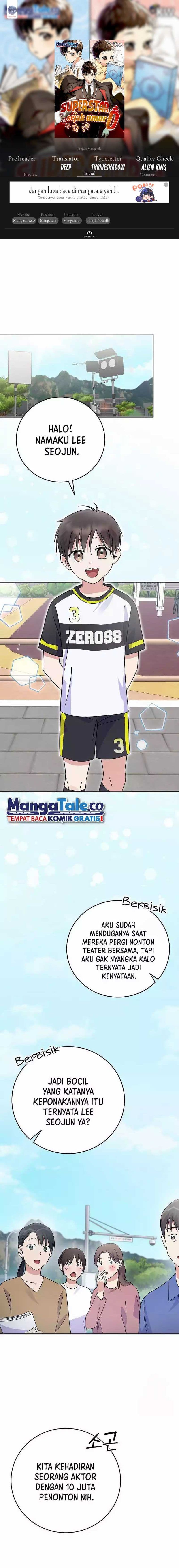 Halaman 1 dari Superstar From Age 0 Chapter 43