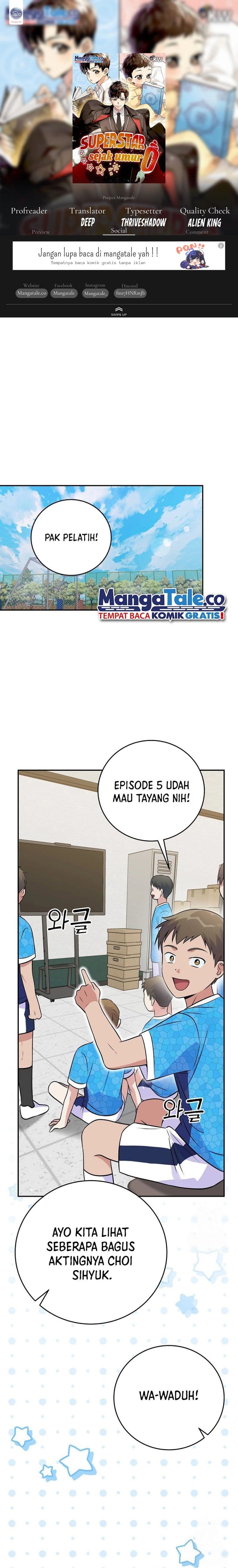 Halaman 1 dari Superstar From Age 0 Chapter 44