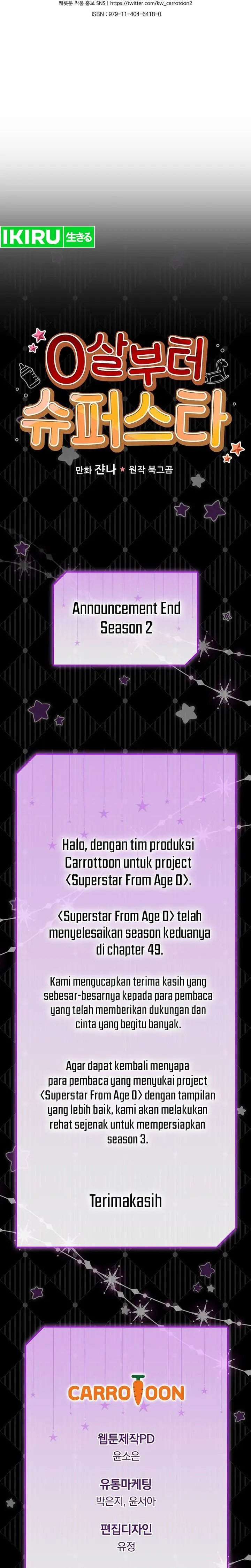 Halaman 29 dari Superstar From Age 0 Chapter 49
