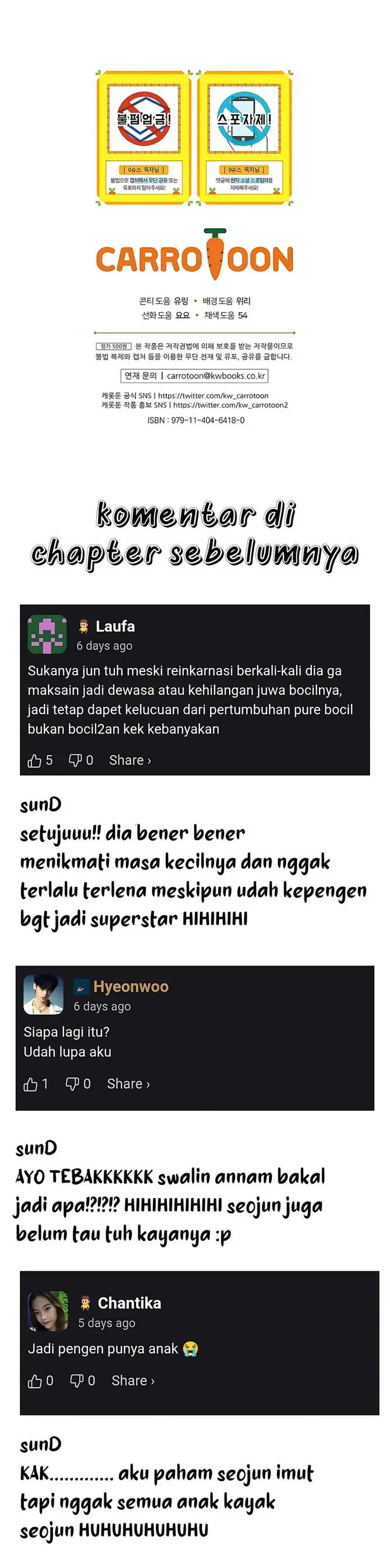 Halaman 44 dari Superstar From Age 0 Chapter 58