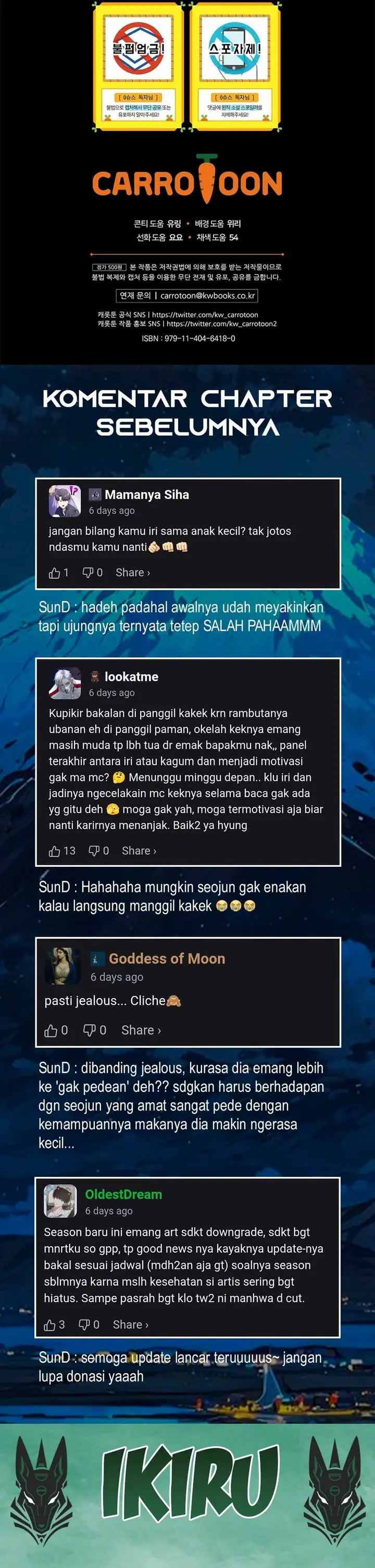 Halaman 43 dari Superstar From Age 0 Chapter 61