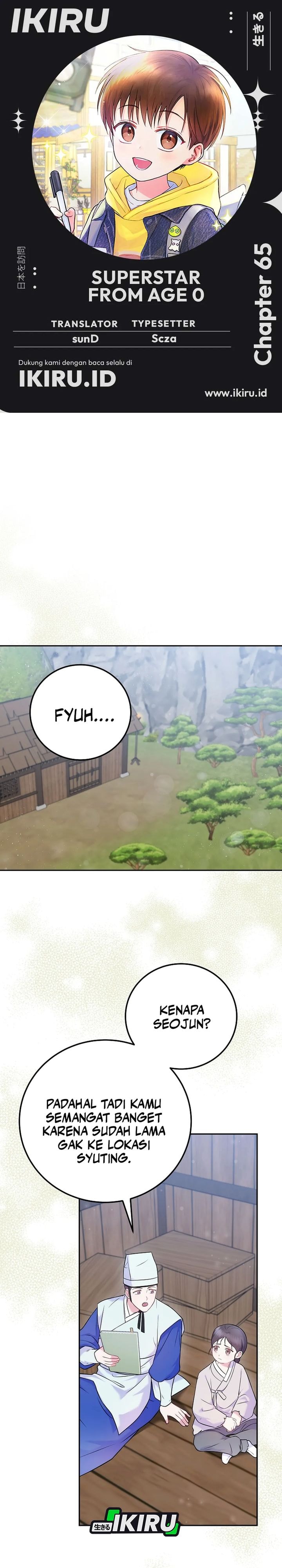 Halaman 1 dari Superstar From Age 0 Chapter 65