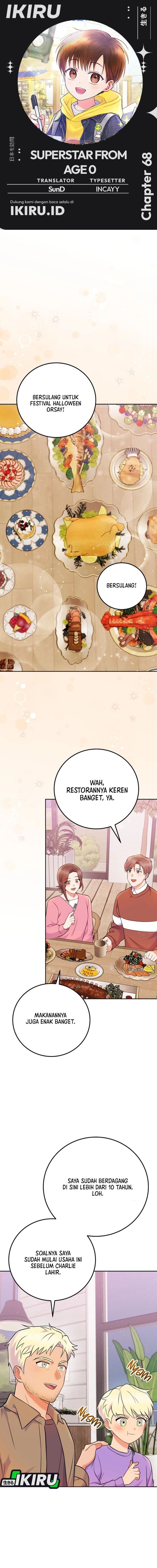 Halaman 1 dari Superstar From Age 0 Chapter 68