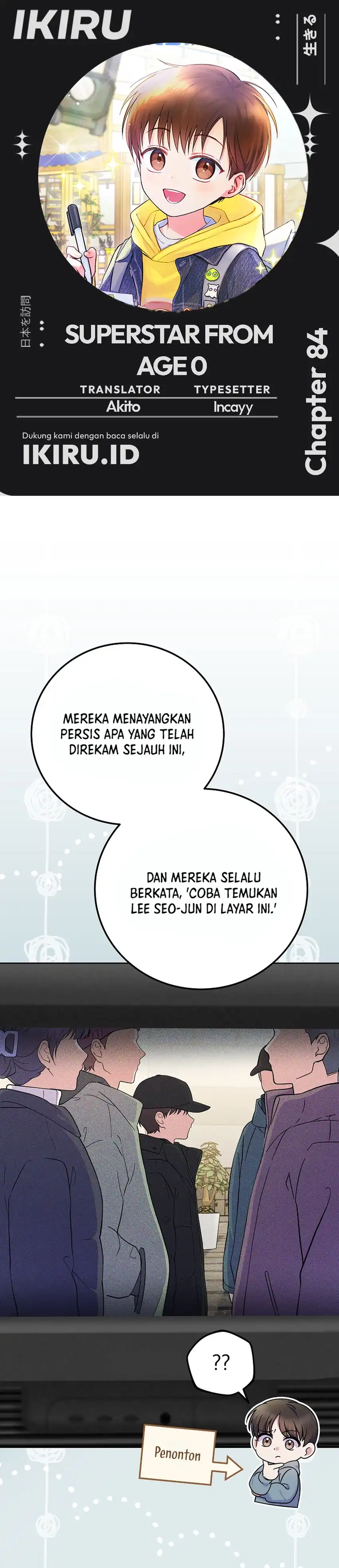 Halaman 1 dari Superstar From Age 0 Chapter 85
