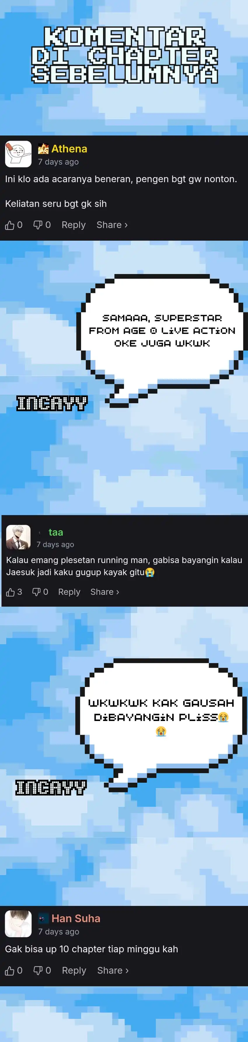 Halaman 53 dari Superstar From Age 0 Chapter 86