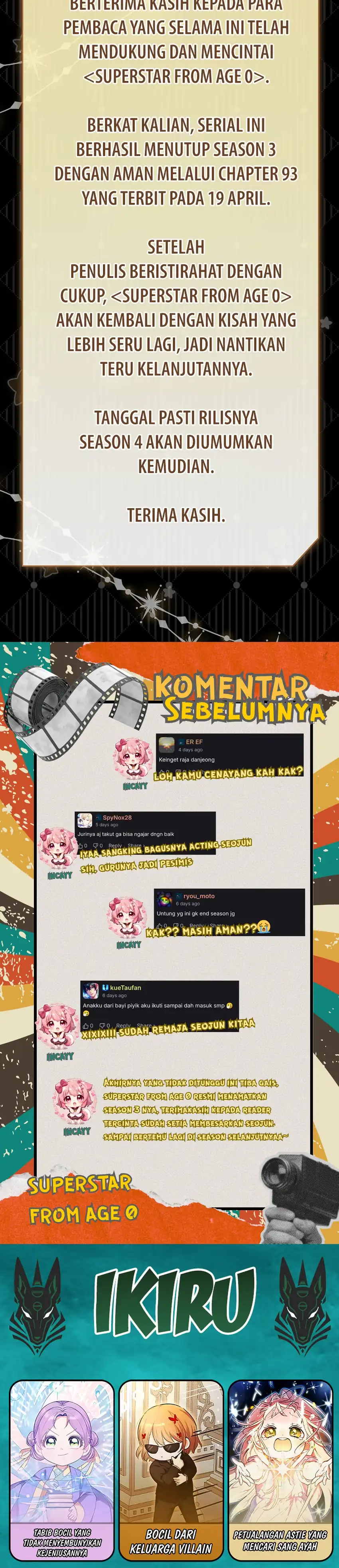 Halaman 35 dari Superstar From Age 0 Chapter 93