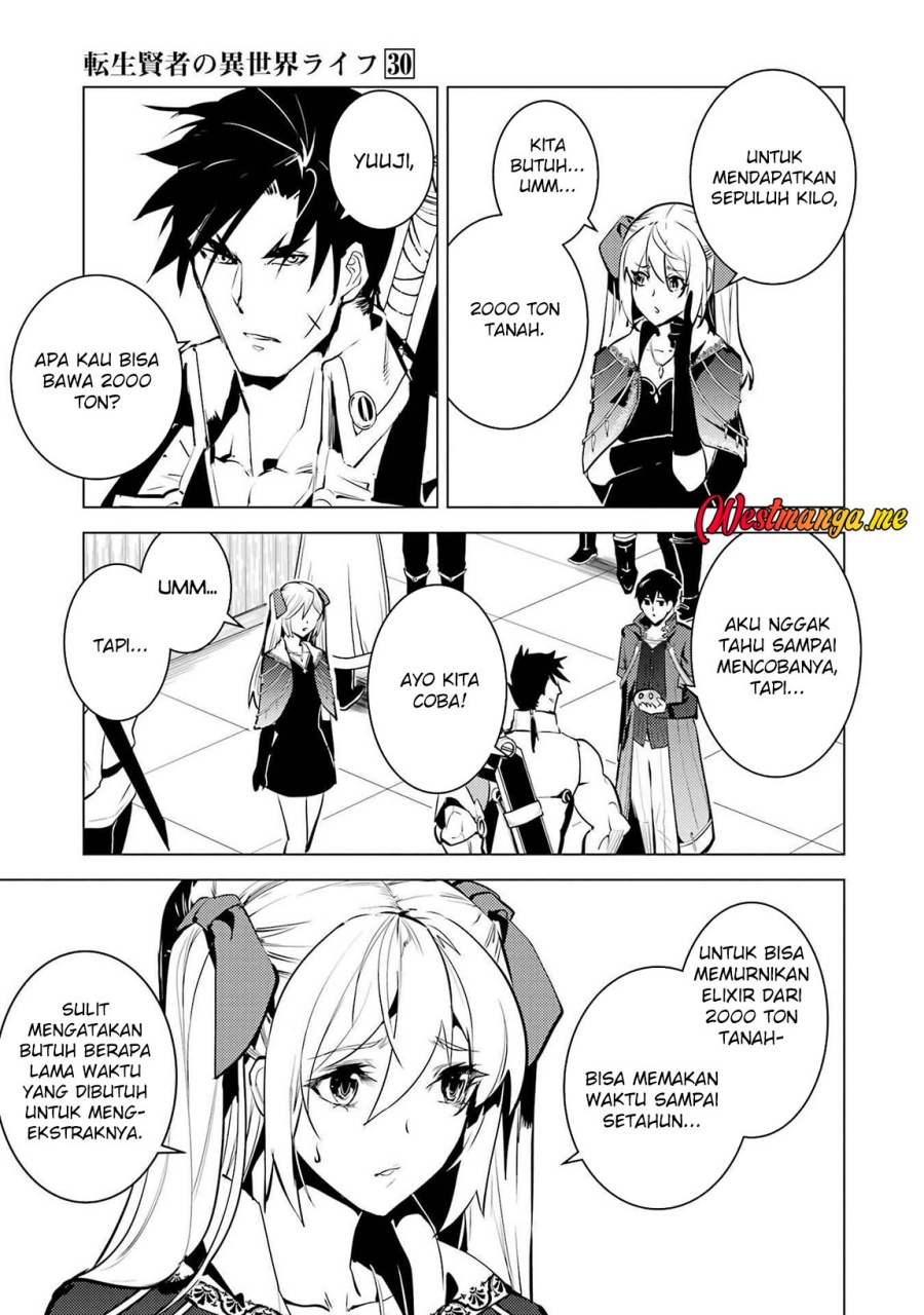 Tensei Kenja no Isekai Raifu ~Daini no Shokugyo wo Ete Sekai Saikyou ni Narimashita chapter 88 halaman 44