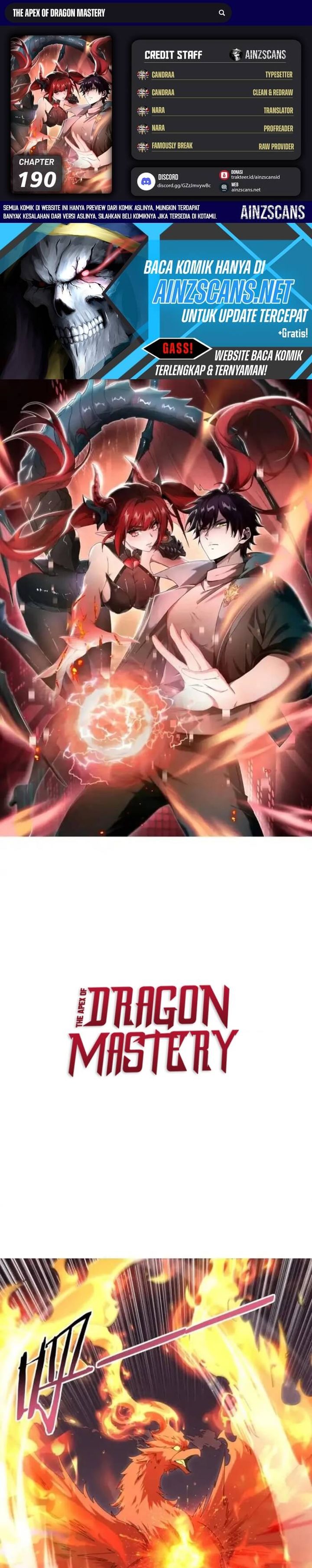 Halaman 1 dari The Apex of Dragon Mastery Chapter 190