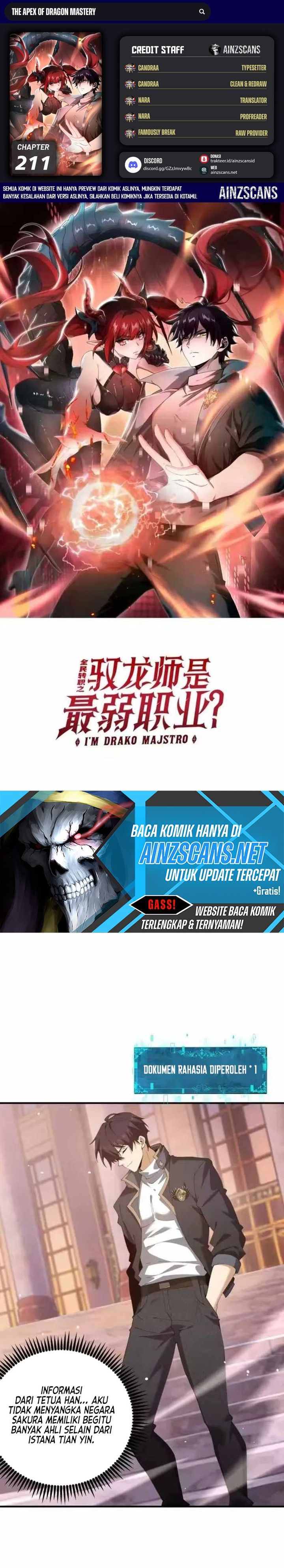 Halaman 1 dari The Apex of Dragon Mastery Chapter 211