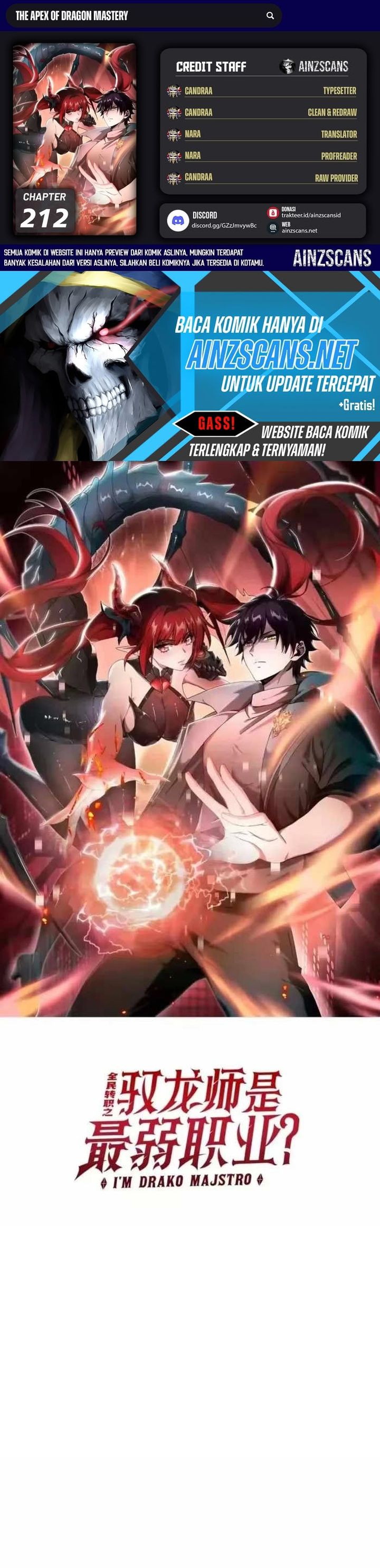 Halaman 1 dari The Apex of Dragon Mastery Chapter 212