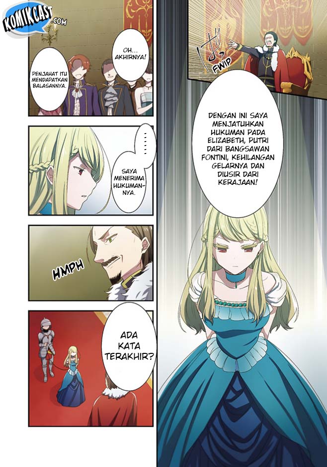 Halaman 4 dari Akuyaku Reijou no Tsuihougo! Kyoukai Kaikaku Gohan de Yuuyuu Sister Kurashi Chapter 1