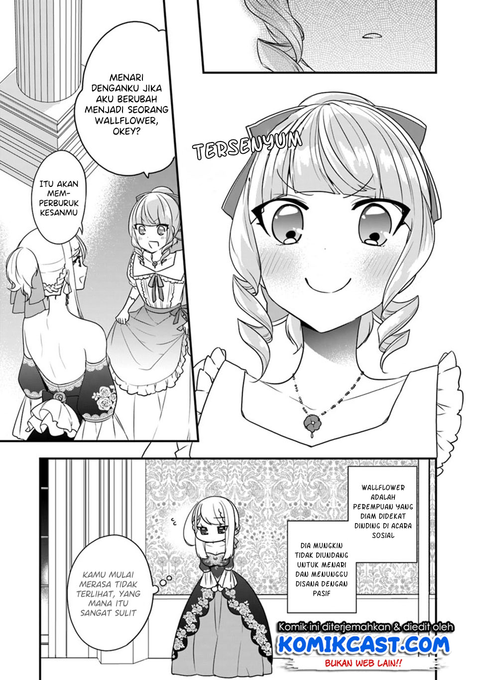Halaman 10 dari Akuyaku Reijou no Tsuihougo! Kyoukai Kaikaku Gohan de Yuuyuu Sister Kurashi Chapter 10