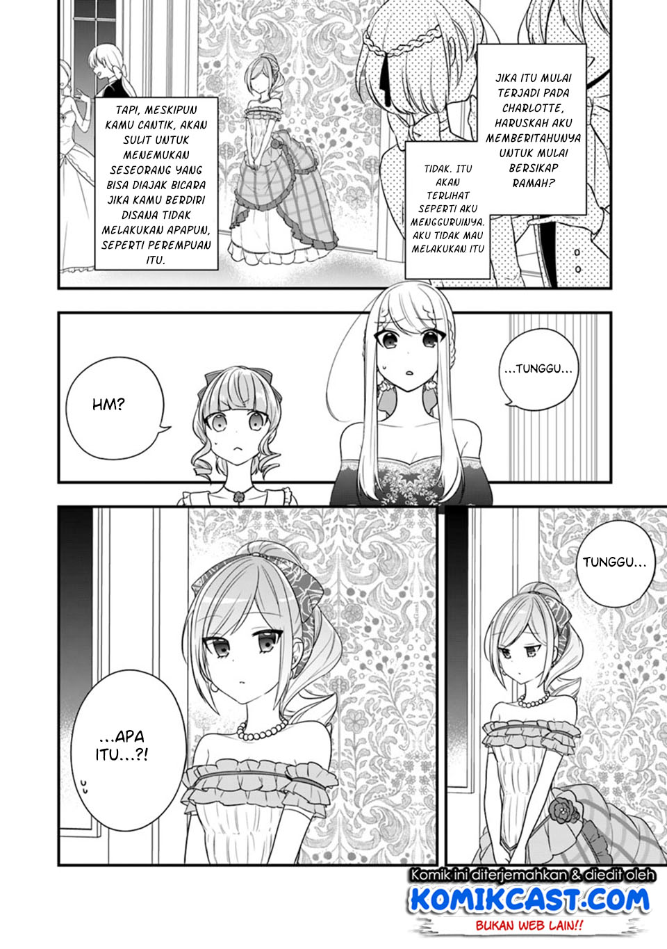 Halaman 11 dari Akuyaku Reijou no Tsuihougo! Kyoukai Kaikaku Gohan de Yuuyuu Sister Kurashi Chapter 10